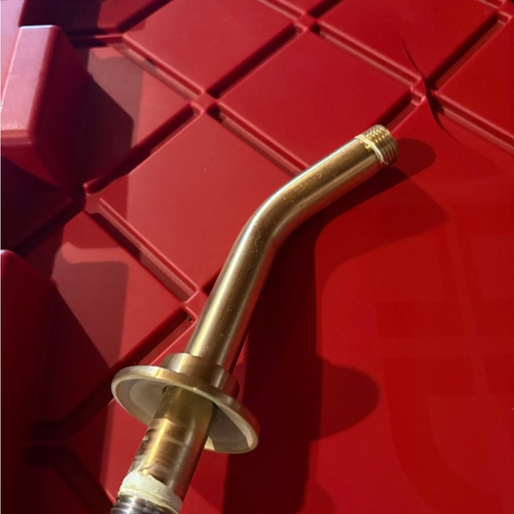 Vibrant Brushed Brass Shower Kit - Picture 5 of 5